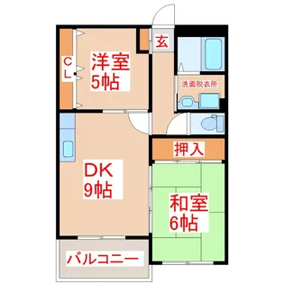 モントーレ真方【1階】の間取り
