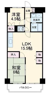サンブライト新横浜【5階】の間取り