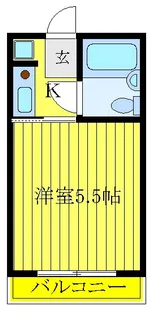シルバーハイツ宮本【2階】の間取り