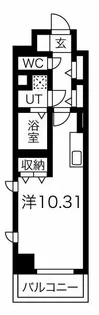 ラミューズ宇都宮【4階】の間取り