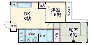 エステート【2階】の間取り