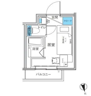 キャンパスヴィレッジ椎名町【6階】の間取り