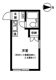 ジュネス・サク【2階】の間取り