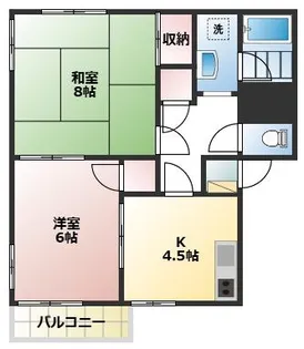 フローレンス【2階】の間取り