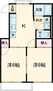 ファミール小金井【2階】の間取り