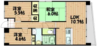 欅の森ハイツIII【7階】の間取り