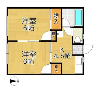 セジュール桜ヶ丘【1階】の間取り