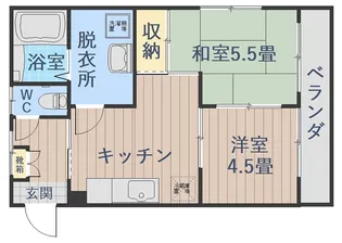 みうらマンション【2階】の間取り