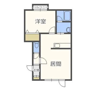 サンヴィレッジ楓II【2階】の間取り