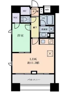 クレヴィア新大塚【3階】の間取り