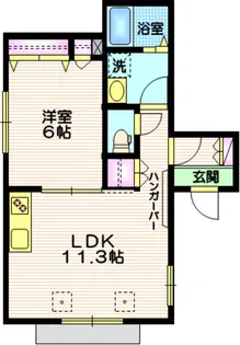 グリーンライト【1階】の間取り