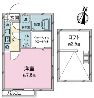 BestStageシリウス与野【3階】の間取り