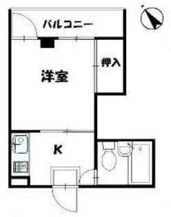 アーバンステージ門前仲町【2階】の間取り