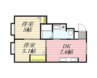 クラシア諏訪野【1階】の間取り