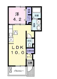 サン・イースト【1階】の間取り