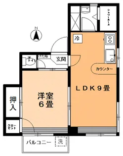 早船マンション【2階】の間取り