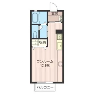 キャピタル【1階】の間取り
