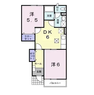 サン・グレイス【1階】の間取り