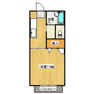 フェニックスC【1階】の間取り