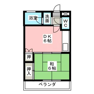 サンハイツ五才美【2階】の間取り