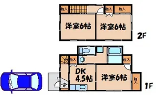 広島県安芸郡海田町幸町【一戸建】の間取り