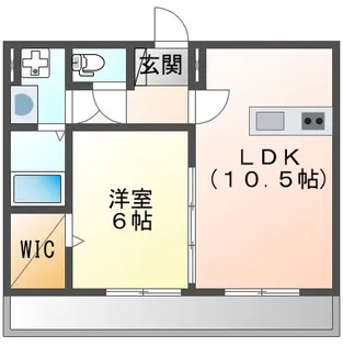 カメリア【1階】の間取り