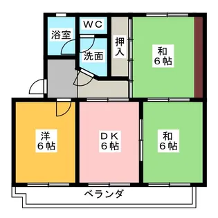ベルハイムII【3階】の間取り