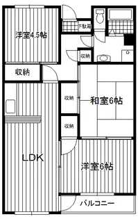 シャトーレオザワ【3階】の間取り