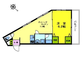 テ・ルージュ【2階】の間取り