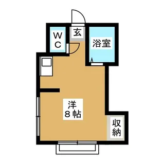 第3コーポ清守【1階】の間取り
