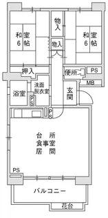 大阪府大阪市東淀川区井高野1【一戸建】の間取り