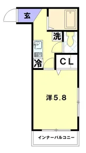 アミティ南山手【1階】の間取り