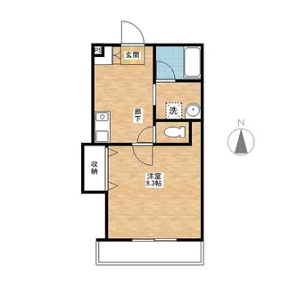 レモンハイツ【2階】の間取り