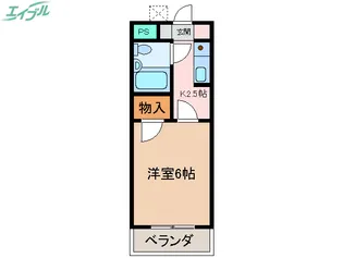 コーポワールド A棟【2階】の間取り