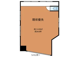 豊里MJビル【1階】の間取り