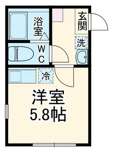 1Kの間取り画像