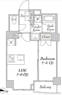 東京都世田谷区船橋2【マンション】の間取り