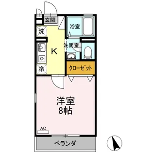 ロックコート【2階】の間取り
