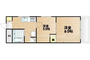 メゾンドベルプレ【6階】の間取り