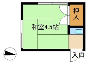 新井荘【2階】の間取り