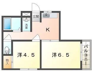 グランツ香里園【3階】の間取り