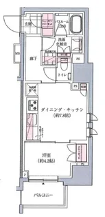 東京都台東区台東1【マンション】の間取り