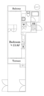 朝日マンション西永福【1階】の間取り