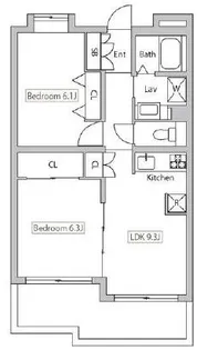 PLENDY-HILLS高幡不動【3階】の間取り