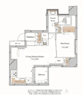 ブランシエスタ上野【7階】の間取り