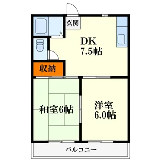 大阪府大阪市東淀川区大道南1【アパート】の間取り