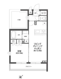 GRAN PASEO 四谷若葉 グランパセオ四谷若葉【4階】の間取り