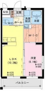 ハイド パーク【4階】の間取り