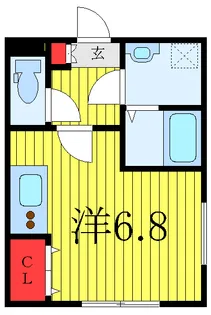 bluepalette赤羽弁天通り【2階】の間取り