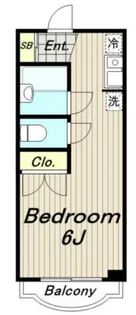 コーポサーザンヒル【2階】の間取り